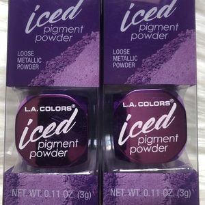 L.A. COLORS Iced Pigment Powder - Glam (2 Pack)